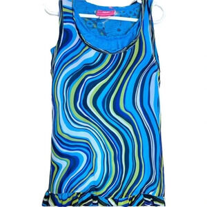 GIRLS PINK NWOT BLUE DRESS BOUTIQUE FALL SUMMER DRESSES SIZE 7 8